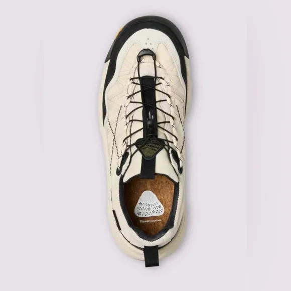 NWT Flower Mountain IWANO 2 UNI Suede and technical fabric sneakers -White-Black - Picture 6 of 16